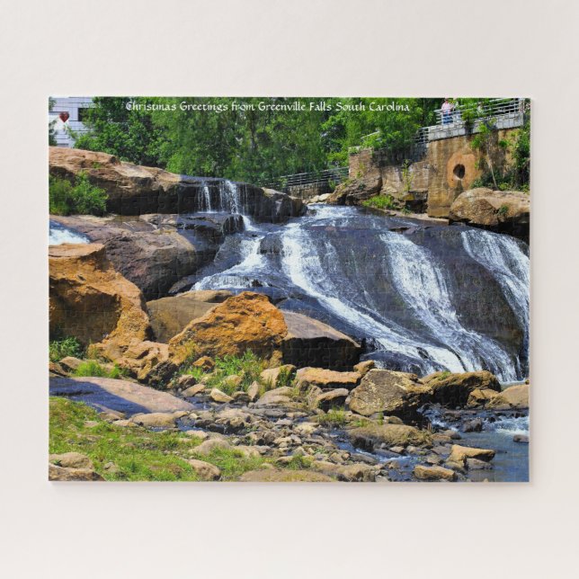 Greenville Falls Caroline du Sud Jigsaw Puzzle (Horizontal)