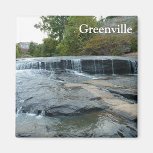Greenville Falls Park auf dem Reedy Foto Magnet