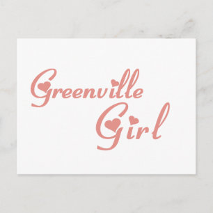 Greenville Girl T-Shirts Postkarte