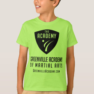 Greenville-Hochschulschwarz-Schild-Logo T-Shirt