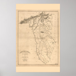 Greenville, SC Historic Vintag Wall Art Poster