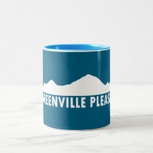 Greenville South Carolina Bitte Zweifarbige Tasse
