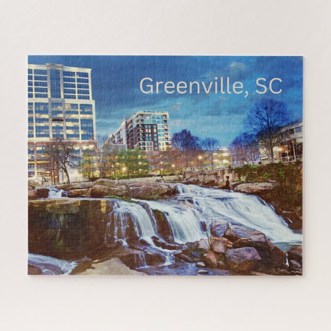 Greenville, South Carolina Downtown Reedy River (Horizontal)