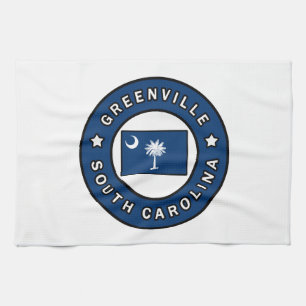 Greenville South Carolina Geschirrtuch