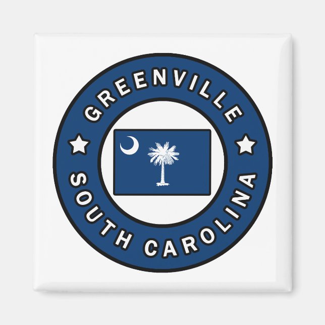 Greenville South Carolina Magnet (Vorne)