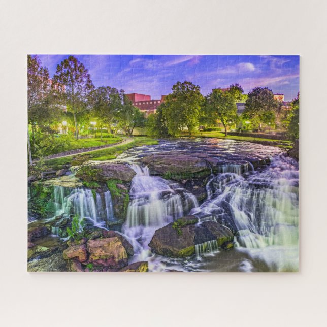 Greenville, South Carolina Reedy River Downtown (Horizontal)