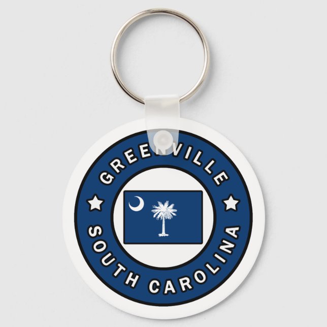 Greenville South Carolina Schlüsselanhänger (Vorderseite)