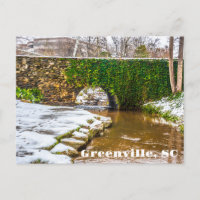 Greenville, South Carolina Snow auf dem Fluss Reed