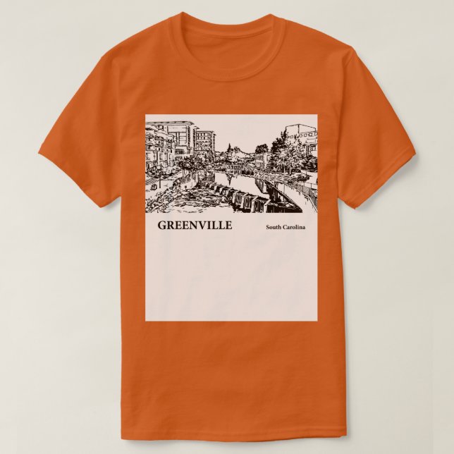 Greenville South olina 3 T-Shirt (Design vorne)