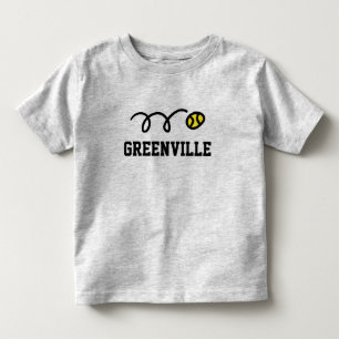 Greenville-Tennishirts für Männer, Frauen und Kind Kleinkind T-shirt