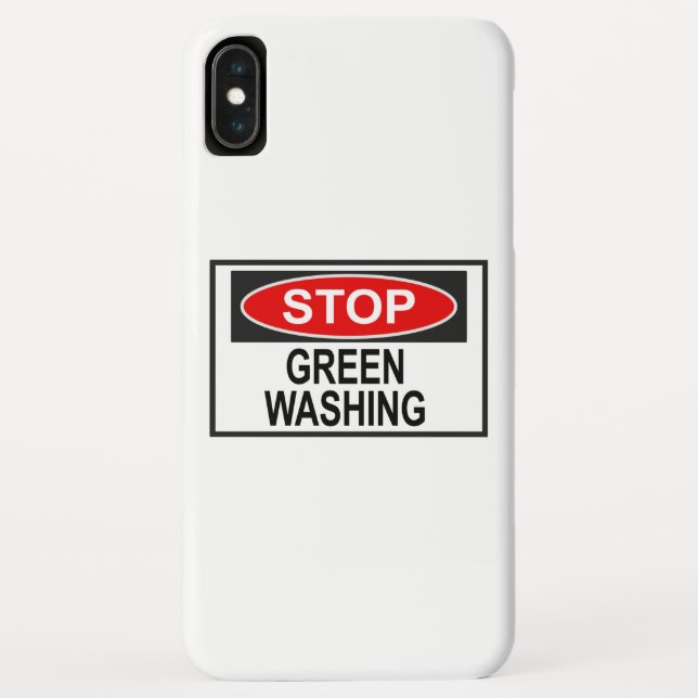 Greenwash-Zeichen beenden (1) Case-Mate iPhone Hülle (Rückseite)