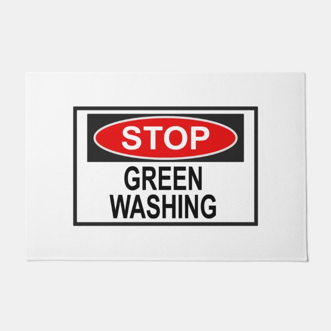 Greenwash-Zeichen beenden (1) Fußmatte (Vorderseite)