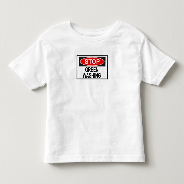 Greenwash-Zeichen beenden (1) Kleinkind T-shirt (Vorderseite)