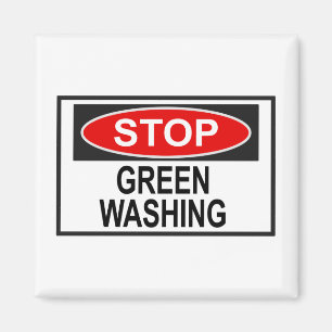 Greenwash-Zeichen beenden (1) Magnet