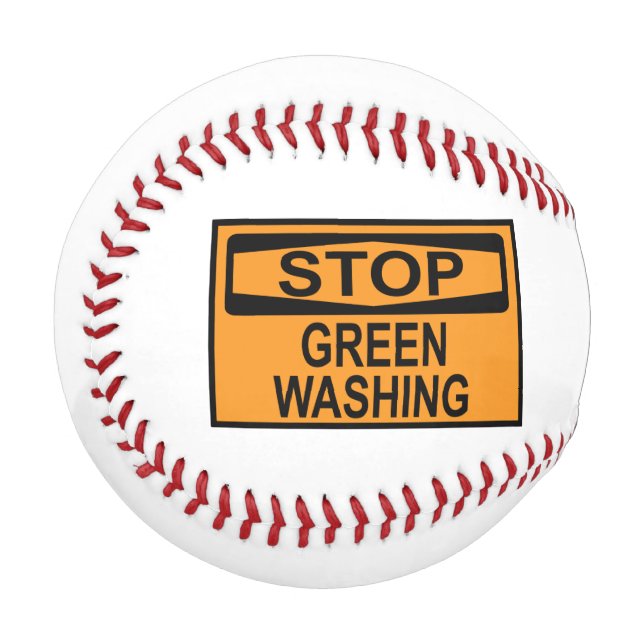 Greenwash-Zeichen beenden Baseball (Vorderseite Links)
