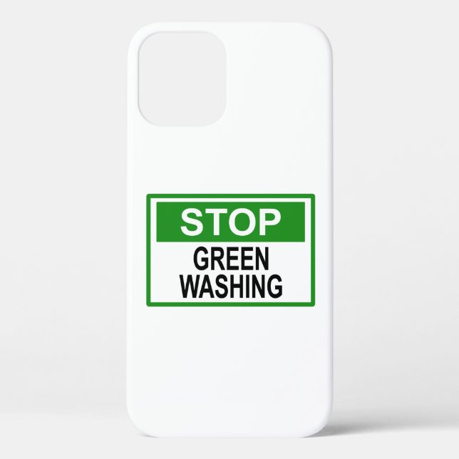 Greenwash-Zeichen beenden Case-Mate iPhone Hülle (Rückseite)
