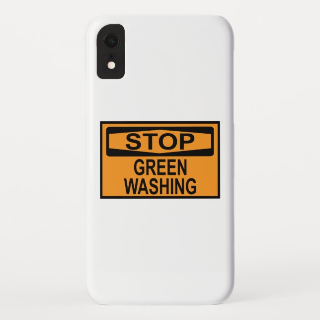 Greenwash-Zeichen beenden Case-Mate iPhone Hülle (Rückseite)