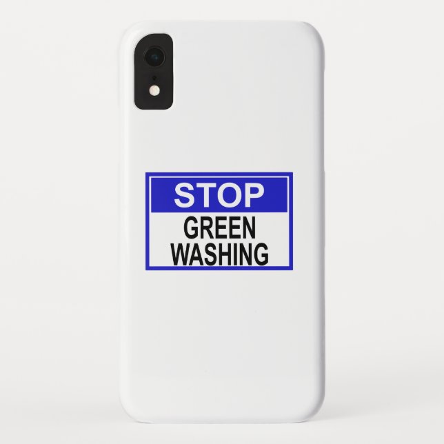 Greenwash-Zeichen beenden Case-Mate iPhone Hülle (Rückseite)