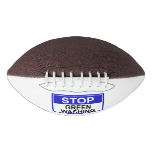 Greenwash-Zeichen beenden Football