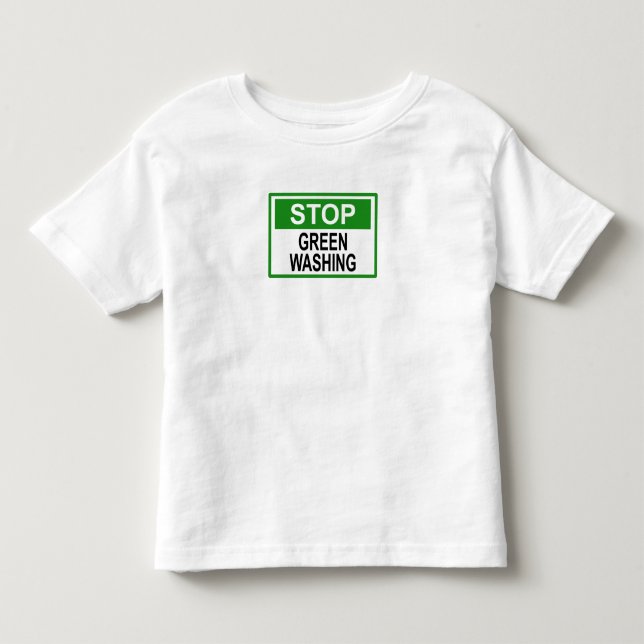 Greenwash-Zeichen beenden Kleinkind T-shirt (Vorderseite)