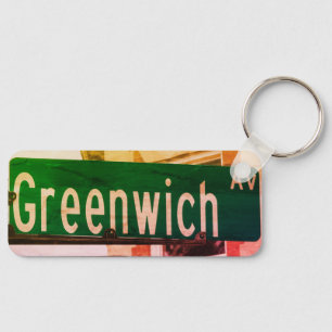 Greenwich Ave, Greenwich, CT Schlüsselanhänger