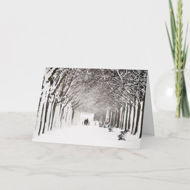 Greenwich Park Avenue Feiertagskarte (Vorderseite)