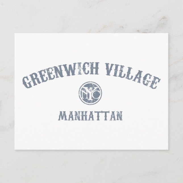 Greenwich Village Postkarte (Vorderseite)