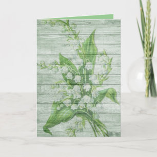 Greenwood fleurit la carte de voeux