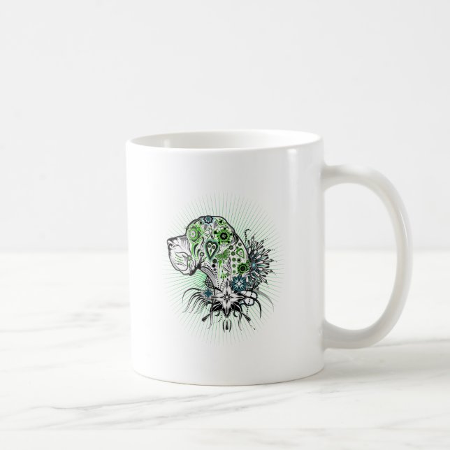 Greeny Great Dane Kaffeetasse (Rechts)