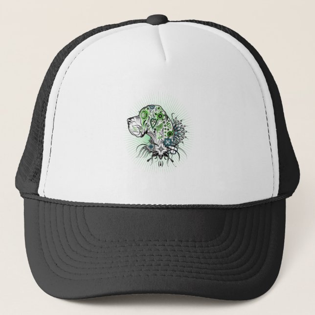 Greeny Great Dane Truckerkappe (Vorderseite)