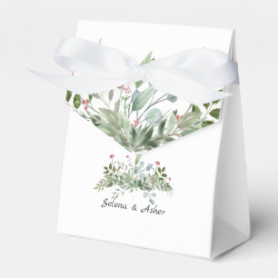 Greeny Wild Meadow Botanischer Hochzeitstorte Geschenkschachtel