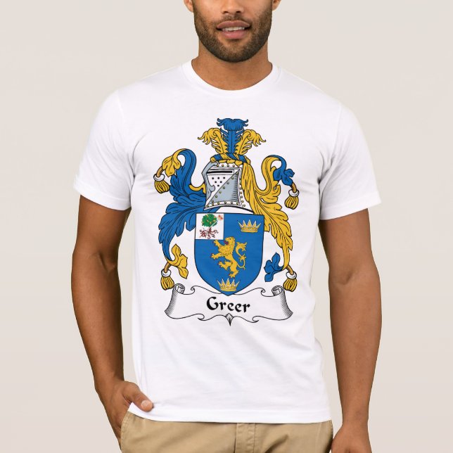 Greer Familienwappen T-Shirt (Vorderseite)