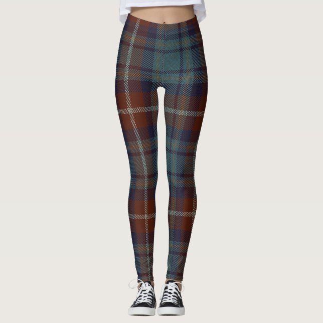 Greer Tartan-Clan kariert Leggings (Vorderseite)
