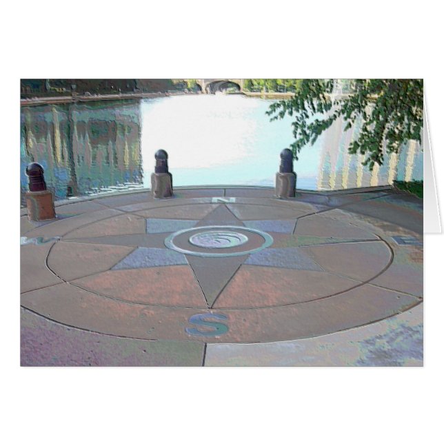 Greeting Card: Centennial Lakes Park,  Edina, MN (Vorderseite (Horizontal))