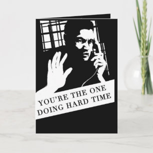 Greeting card for a loved one behind bars. karte