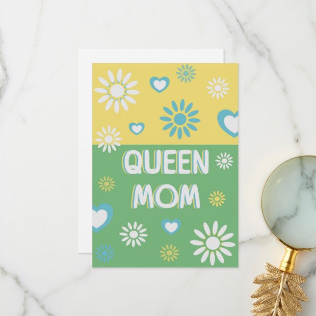 Greeting Card for mom Dankeskarte (Vorderseite/Rückseite Beispiel)