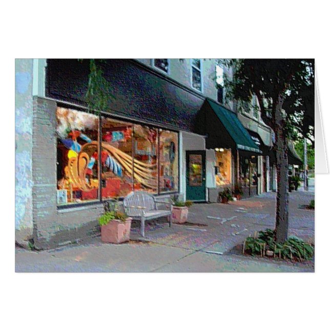 GREETING CARD: Linden Hills Neighborhood_Card (Vorderseite (Horizontal))