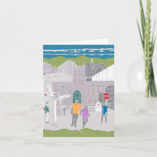 Greeting Card Malvern Hills UK Artwork Karte