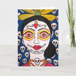 Greeting card "Mi Catrina" Karte