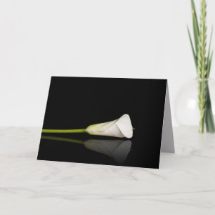 Greeting card with calla lily karte