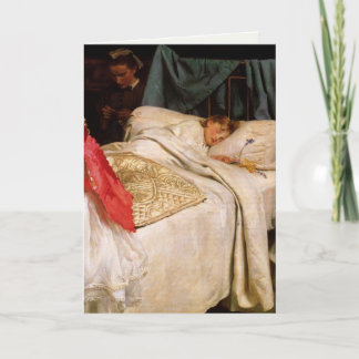 Greetingcard mit John Everett Millais Malerei Karte