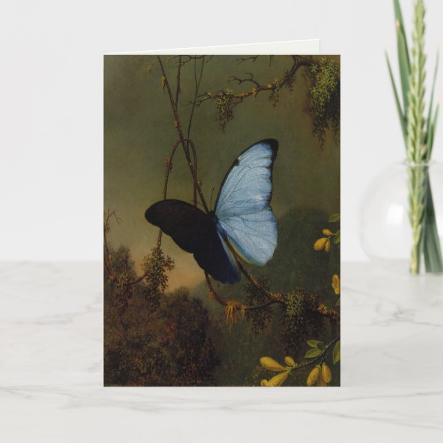 Greetingcard mit Malerei Martin Johnsons Heade Karte (Vorderseite)
