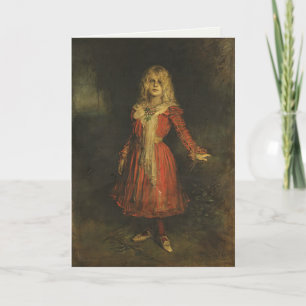 Greetingcard With Franz von Lenbach Painting Karte