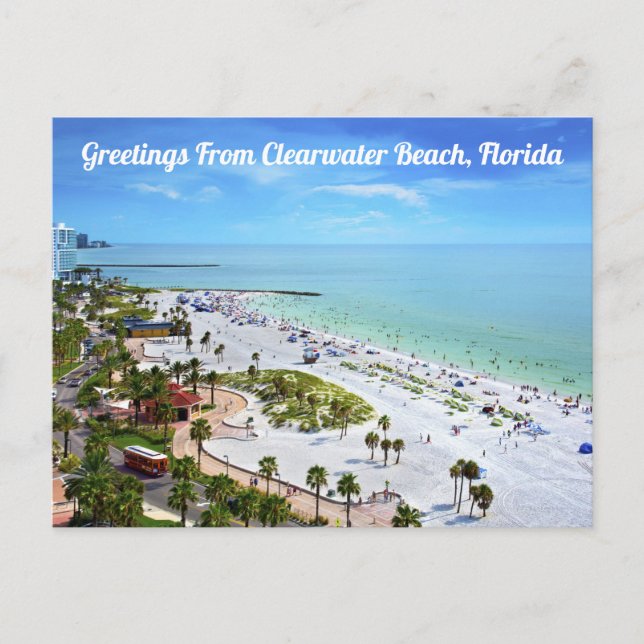 Greetings From Clearwater Beach, Florida Postcard Postkarte (Vorderseite)