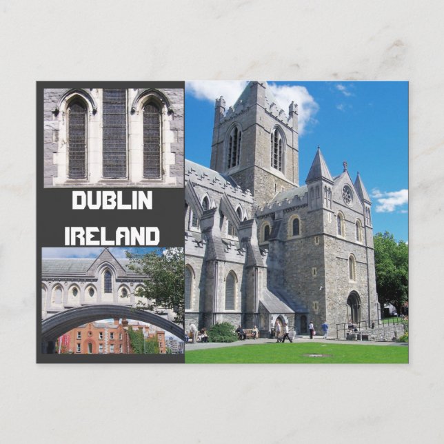 Greetings from Dublin, Irland Postkarte (Vorderseite)