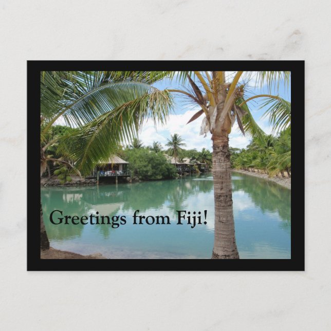 Greetings from Fiji Postkarte (Vorderseite)