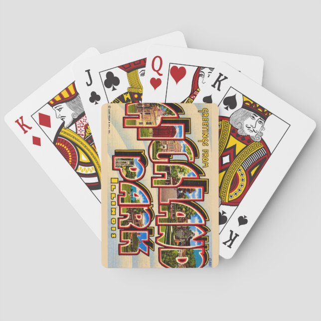  Greetings from Highland Park Playing Cards Spielkarten (Rückseite)