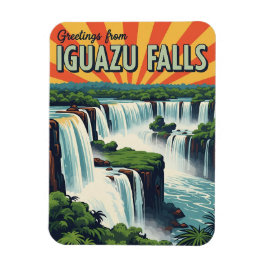 Greetings from Iguazu Falls Magnet