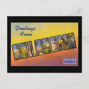 Greetings from Oklahoma Postkarte