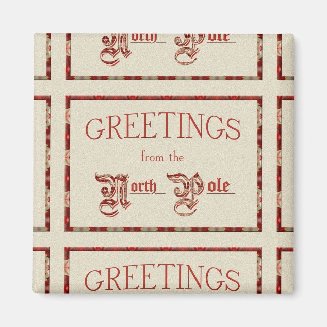 Greetings from the North Pole Magnet (Vorne)